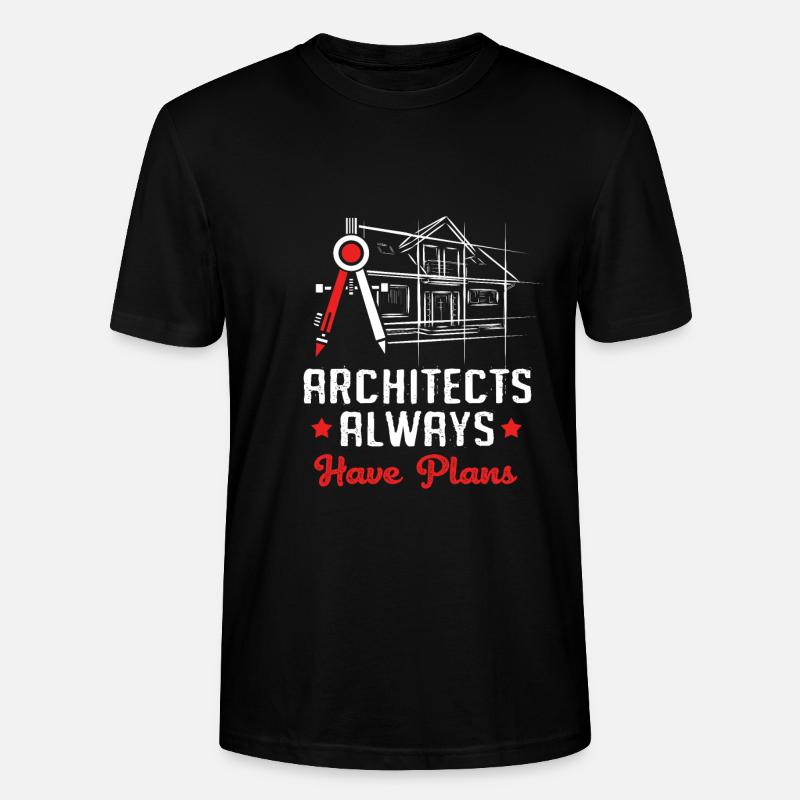 architecte - T-shirt bio CRAFTER Stanley Stella Unisexe - noir