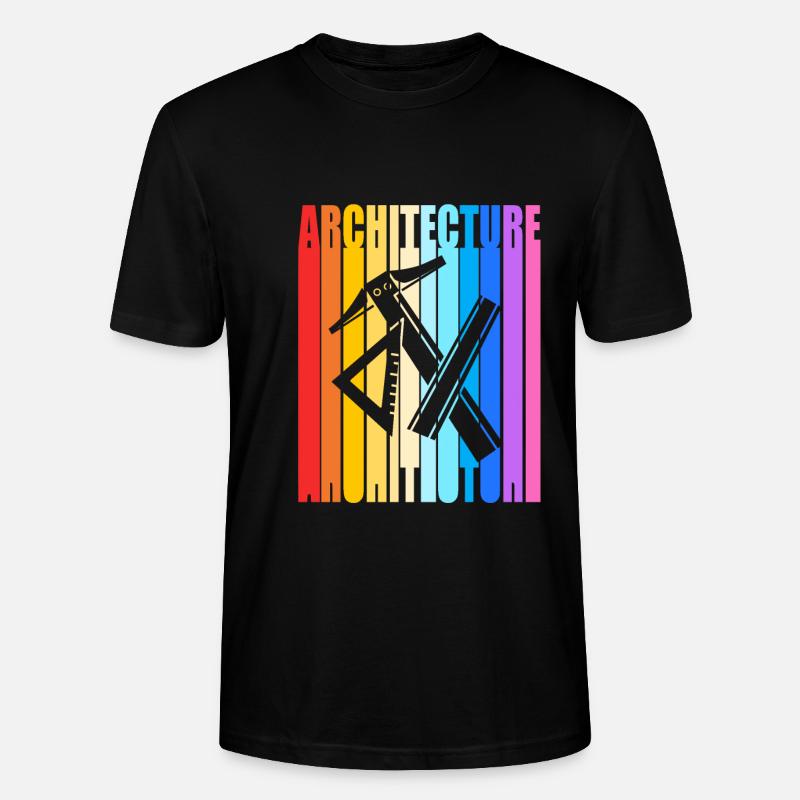 architecte - T-shirt bio CRAFTER Stanley Stella Unisexe - noir