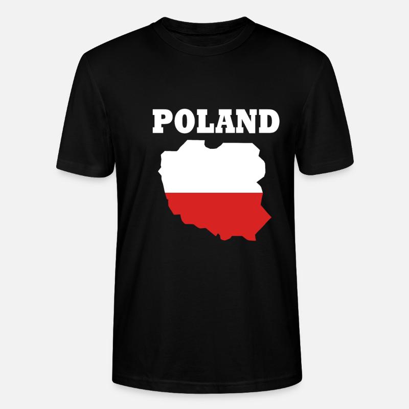 Polen Polnisch - Stanley/Stella Unisex Bio-T-Shirt CRAFTER - Schwarz