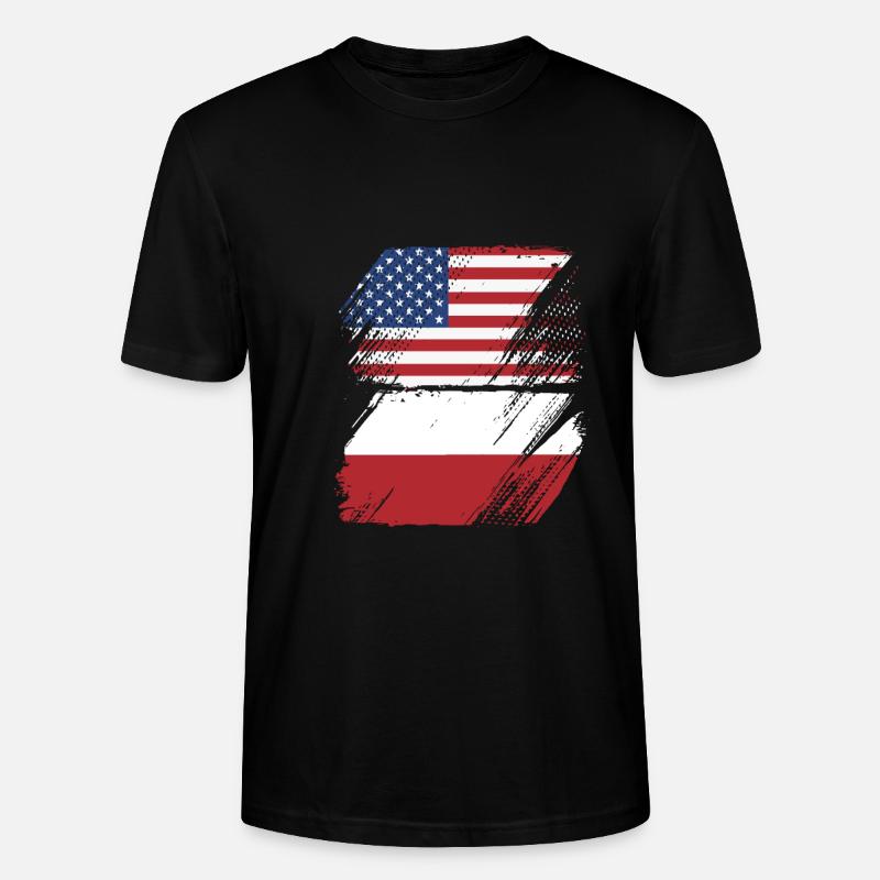 Polen Polnisch - Stanley/Stella Unisex Bio-T-Shirt CRAFTER - Schwarz