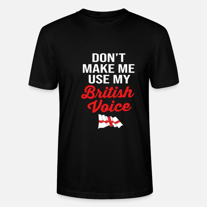 England - Stanley/Stella Unisex Bio-T-Shirt CRAFTER - Schwarz