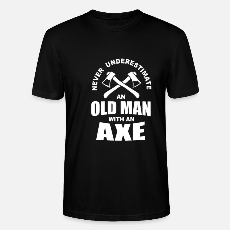Lancer de hache - T-shirt bio CRAFTER Stanley Stella Unisexe - noir