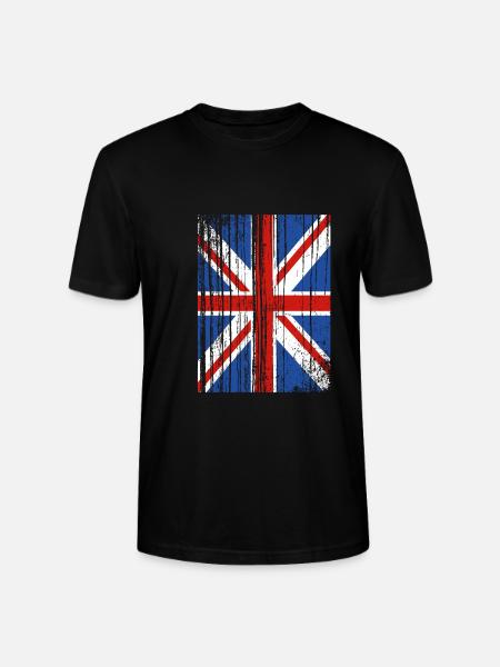 Angleterre Anglais - T-shirt bio CRAFTER Stanley Stella Unisexe - noir