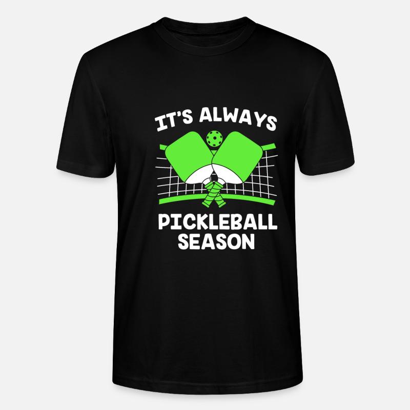 Pickleball - Stanley/Stella Unisex Bio-T-Shirt CRAFTER - Schwarz