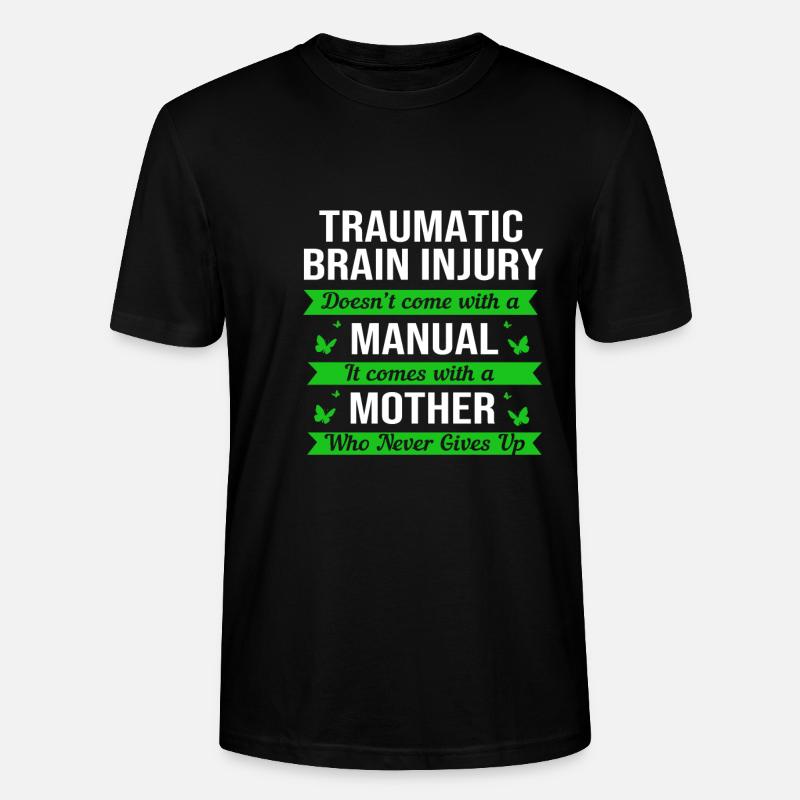Traumatisme crânien - T-shirt bio CRAFTER Stanley Stella Unisexe - noir