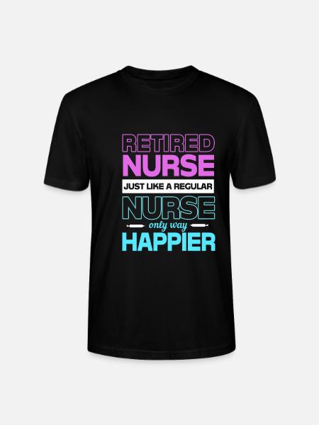 Krankenschwester Rente - Stanley/Stella Unisex Bio-T-Shirt CRAFTER - Schwarz