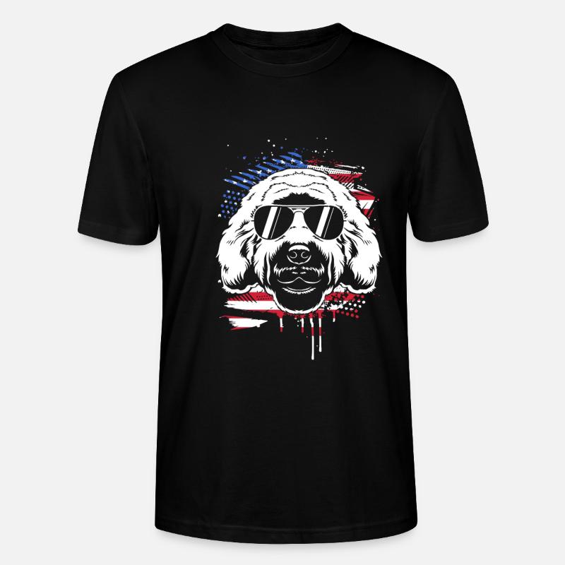 Goldendoodle - Stanley/Stella Unisex Bio-T-Shirt CRAFTER - Schwarz