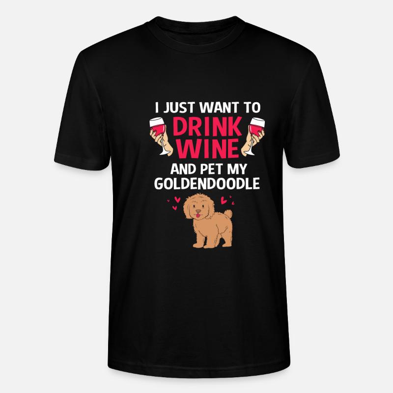 Goldendoodle - T-shirt bio CRAFTER Stanley Stella Unisexe - noir