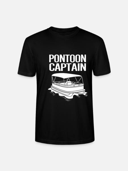 Pontonboot Boot Boote - Stanley/Stella Unisex Bio-T-Shirt CRAFTER - Schwarz
