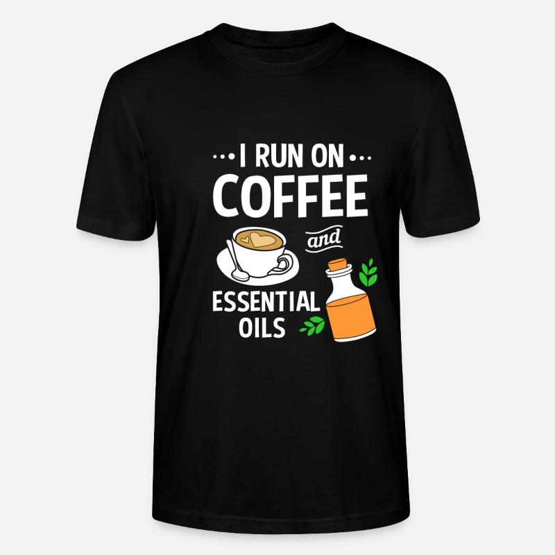 Ätherisches Öl - Stanley/Stella Unisex Bio-T-Shirt CRAFTER - Schwarz