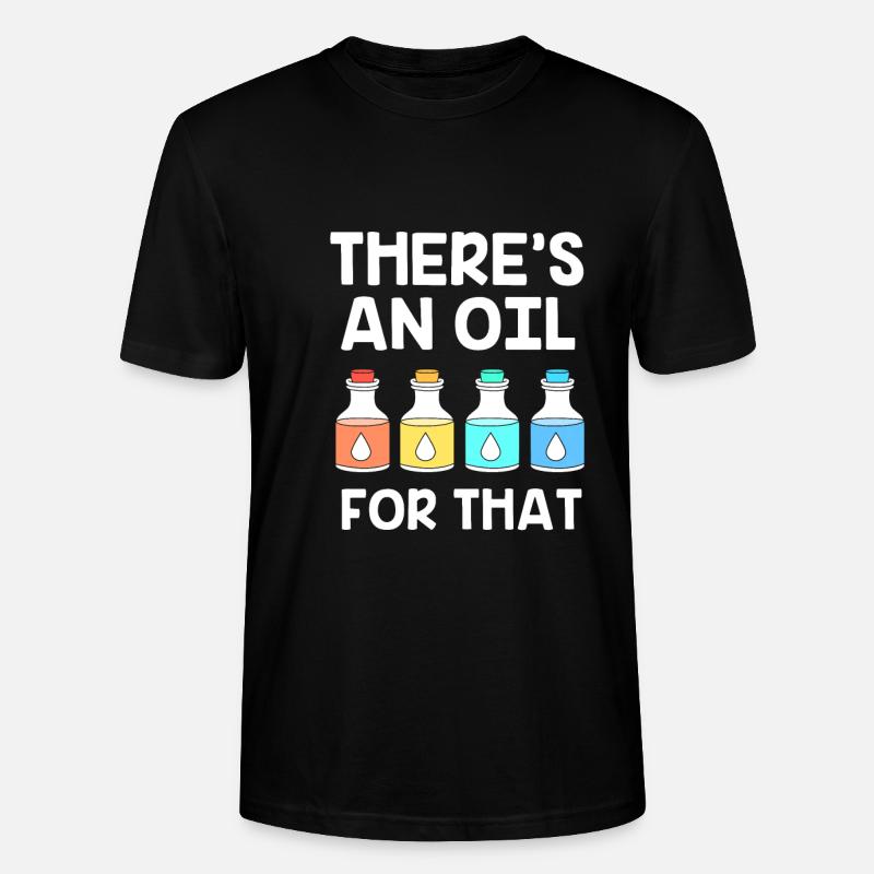 Ätherisches Öl - Stanley/Stella Unisex Bio-T-Shirt CRAFTER - Schwarz
