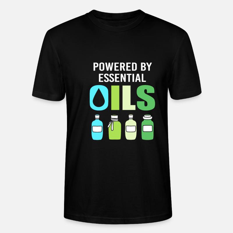 Ätherisches Öl - Stanley/Stella Unisex Bio-T-Shirt CRAFTER - Schwarz