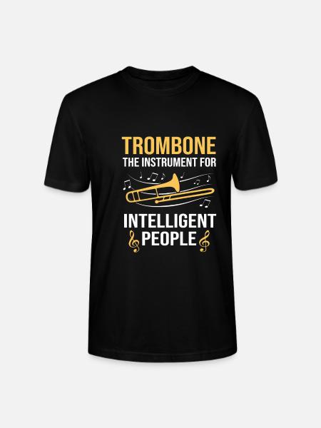 Trombone - Stanley/Stella CRAFTER Unisex Organic T-Shirt - black