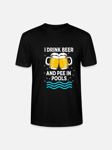 Pool Party - Stanley/Stella CRAFTER Unisex Organic T-Shirt - black