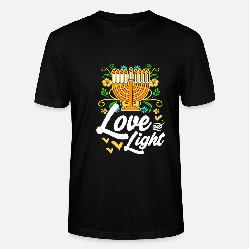 Chanukkah - Stanley/Stella Unisex Bio-T-Shirt CRAFTER - Schwarz