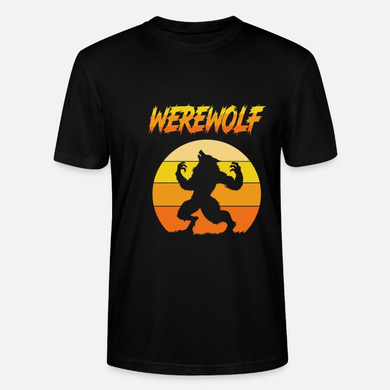Werwolf - Stanley/Stella Unisex Bio-T-Shirt CRAFTER - Schwarz