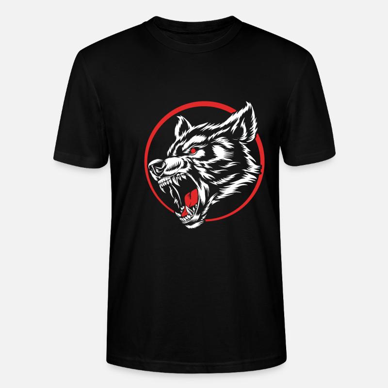 Werwolf - Stanley/Stella Unisex Bio-T-Shirt CRAFTER - Schwarz