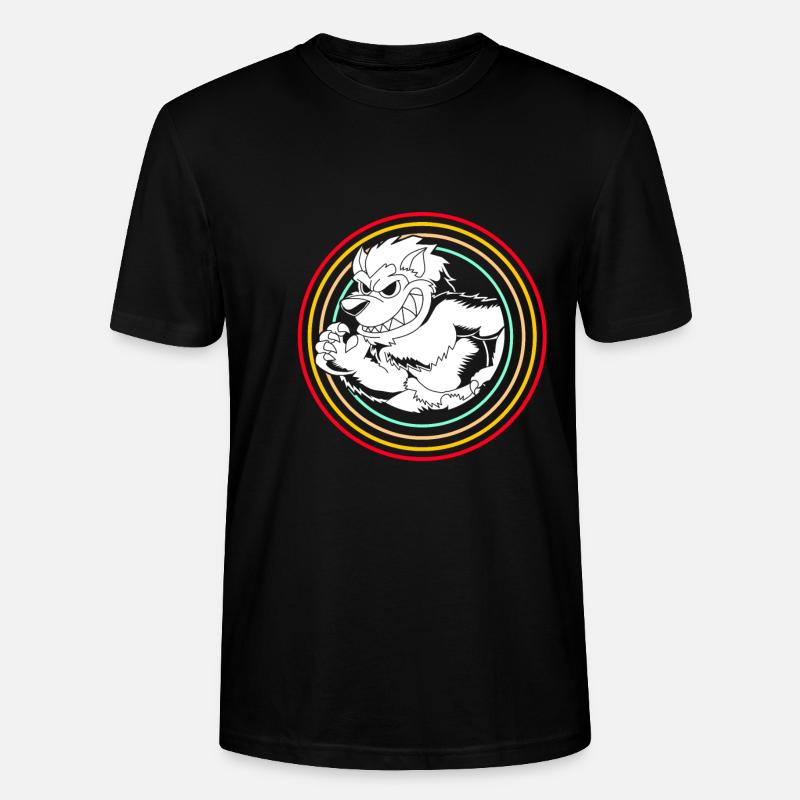 Werwolf - Stanley/Stella Unisex Bio-T-Shirt CRAFTER - Schwarz