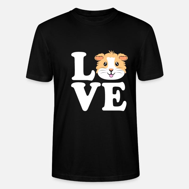 Meerschweinchen - Stanley/Stella Unisex Bio-T-Shirt CRAFTER - Schwarz