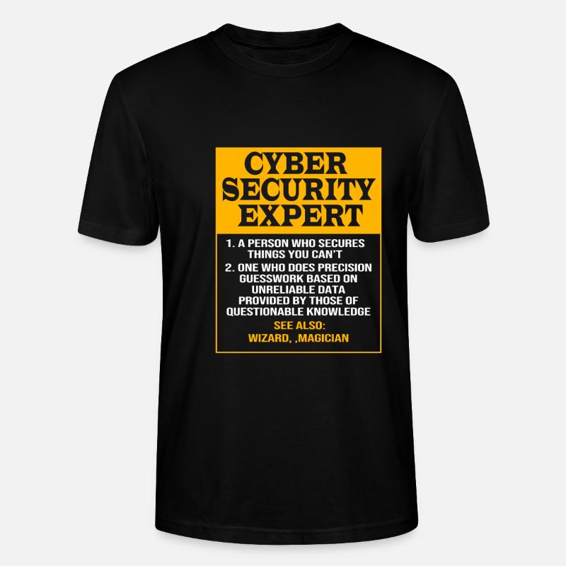 Cyber programmeur cybersécurité Hacker - T-shirt bio CRAFTER Stanley Stella Unisexe - noir
