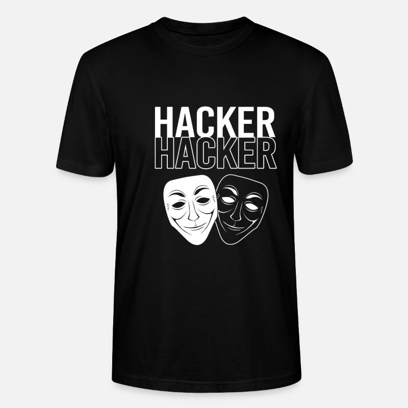 Cybersecurity Cyber Programmierer Hacker - Stanley/Stella Unisex Bio-T-Shirt CRAFTER - Schwarz