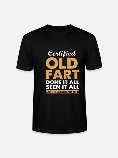 Retirement Pensioner Pensioner - Stanley/Stella CRAFTER Unisex Organic T-Shirt - black