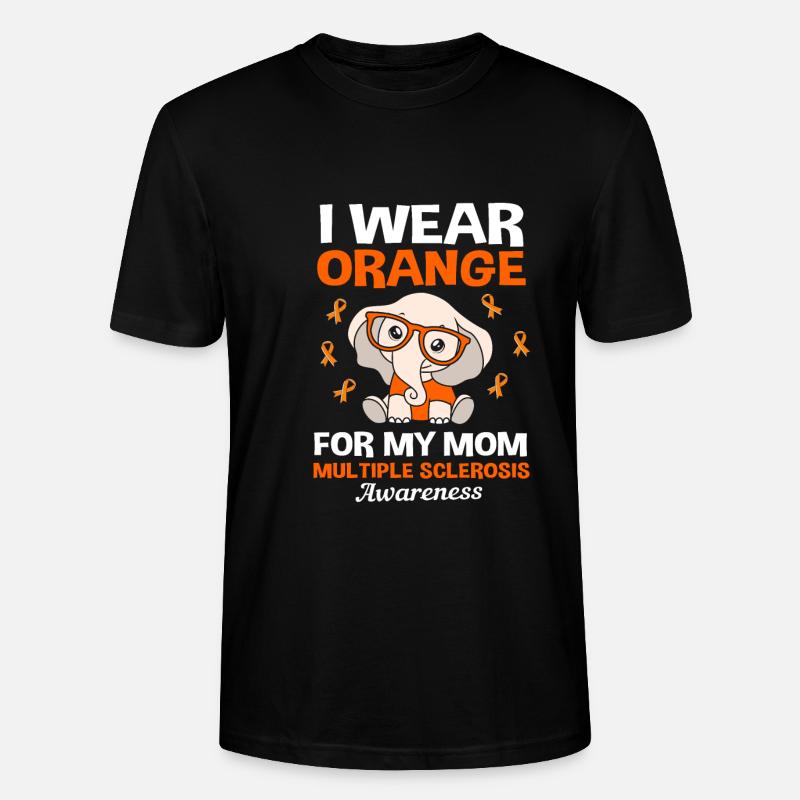 Multiple Sclerosis MS - Stanley/Stella CRAFTER Unisex Organic T-Shirt - black