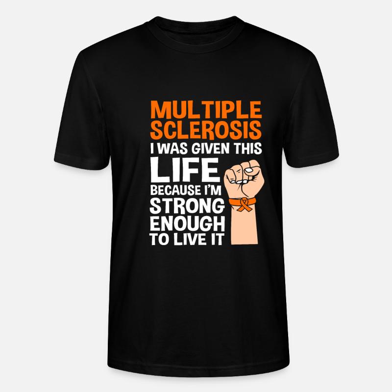 Multiple Sklerose MS - Stanley/Stella Unisex Bio-T-Shirt CRAFTER - Schwarz