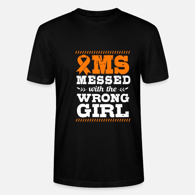 Multiple Sklerose MS - Stanley/Stella Unisex Bio-T-Shirt CRAFTER - Schwarz