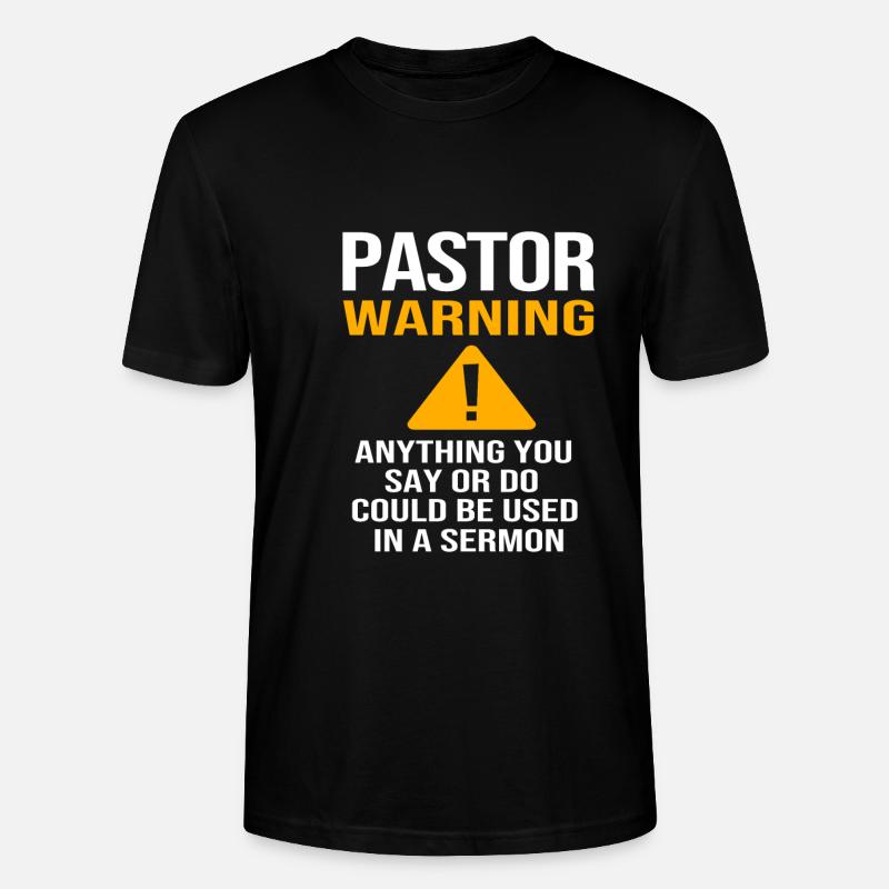 Pasteur - T-shirt bio CRAFTER Stanley Stella Unisexe - noir