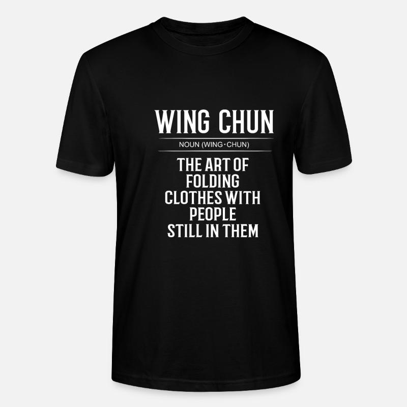 Wing Chun - Stanley/Stella Unisex Bio-T-Shirt CRAFTER - Schwarz