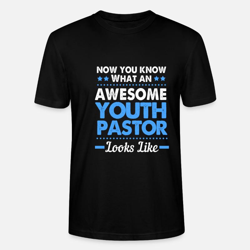 Pasteur des jeunes - T-shirt bio CRAFTER Stanley Stella Unisexe - noir