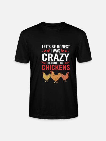 Chicken Poultry - Stanley/Stella CRAFTER Unisex Organic T-Shirt - black