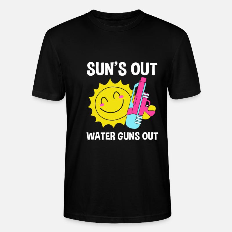 Pistolet à eau - T-shirt bio CRAFTER Stanley Stella Unisexe - noir