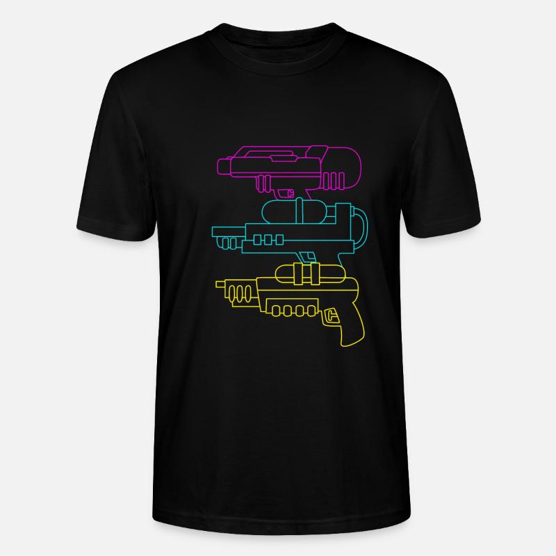 Pistolet à eau - T-shirt bio CRAFTER Stanley Stella Unisexe - noir