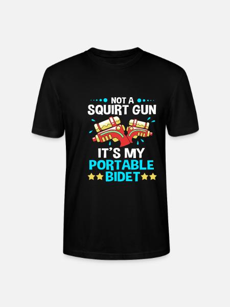 Water pistol - Stanley/Stella CRAFTER Unisex Organic T-Shirt - black