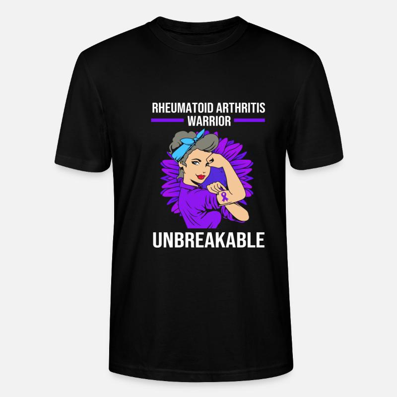 Rheuma Arthritis - Stanley/Stella Unisex Bio-T-Shirt CRAFTER - Schwarz
