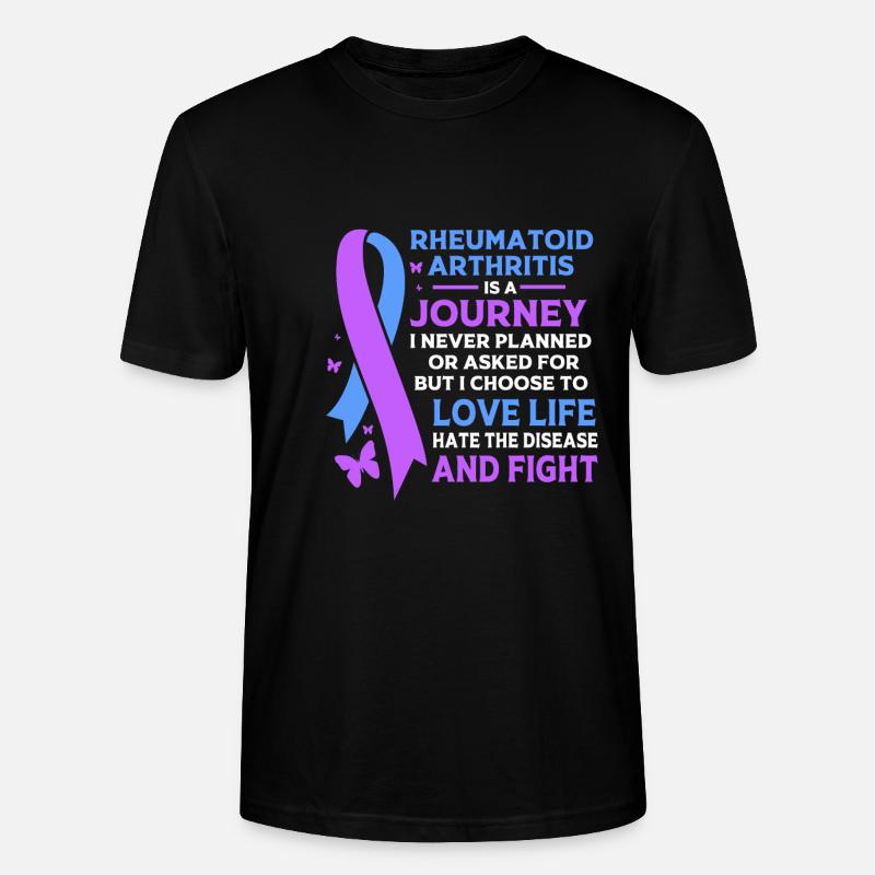 Rheuma Arthritis - Stanley/Stella Unisex Bio-T-Shirt CRAFTER - Schwarz