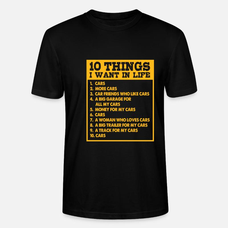 Autofahrer - Stanley/Stella Unisex Bio-T-Shirt CRAFTER - Schwarz