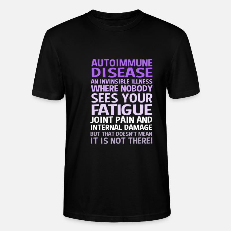 Autoimmunkrankheit - Stanley/Stella Unisex Bio-T-Shirt CRAFTER - Schwarz
