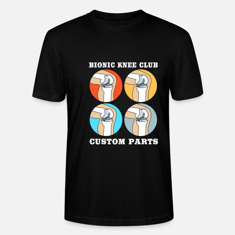 Knie Operation - Stanley/Stella Unisex Bio-T-Shirt CRAFTER - Schwarz