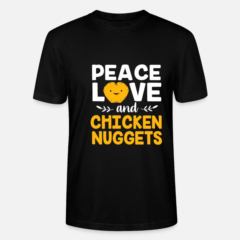 Chicken Nuggets - Stanley/Stella Unisex Bio-T-Shirt CRAFTER - Schwarz