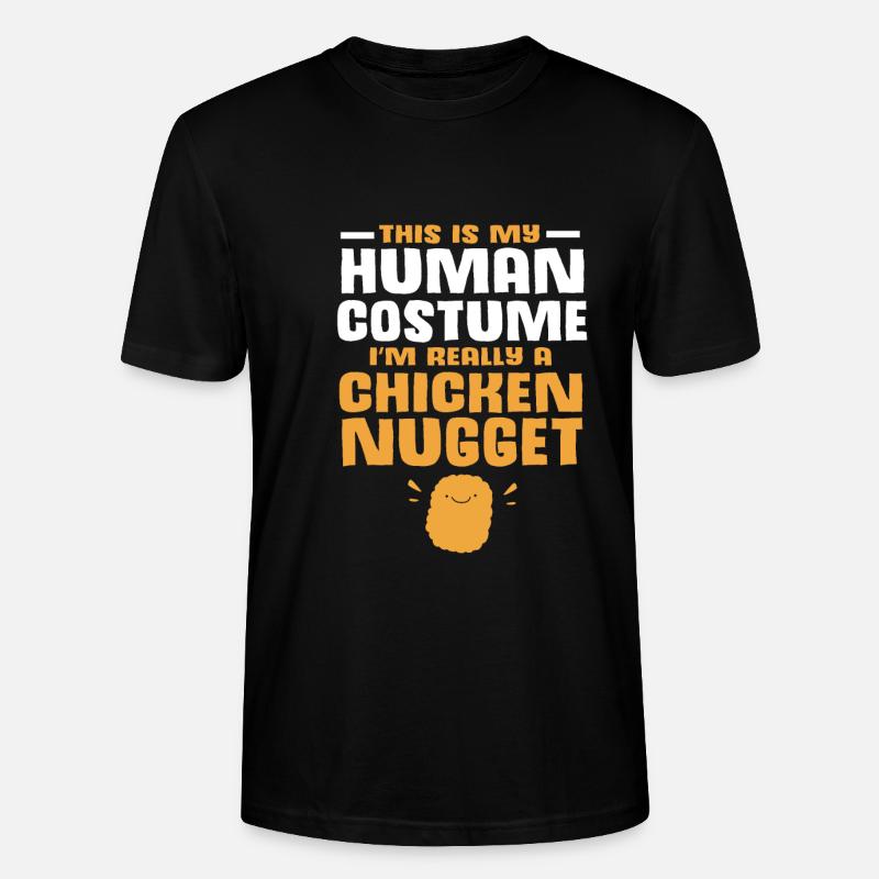 Chicken Nuggets - Stanley/Stella Unisex Bio-T-Shirt CRAFTER - Schwarz