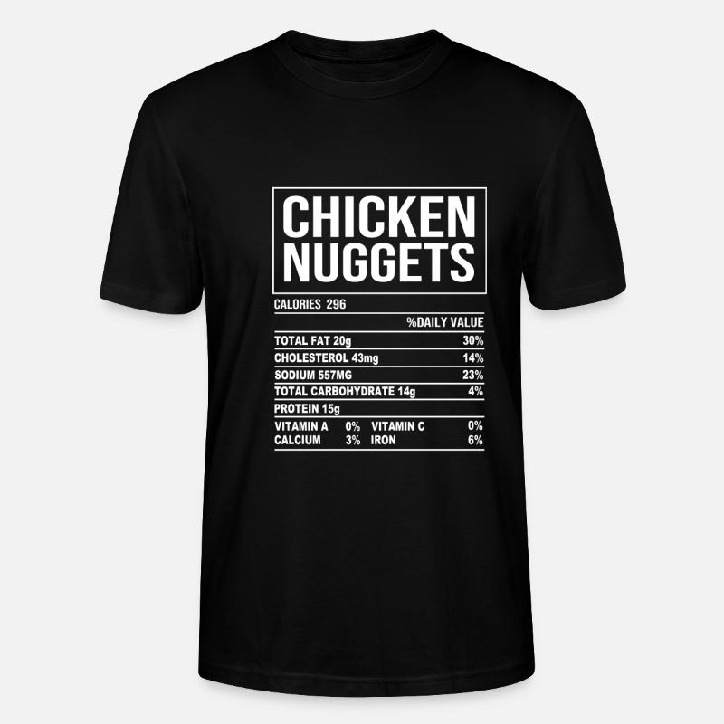 Nuggets de poulet - T-shirt bio CRAFTER Stanley Stella Unisexe - noir