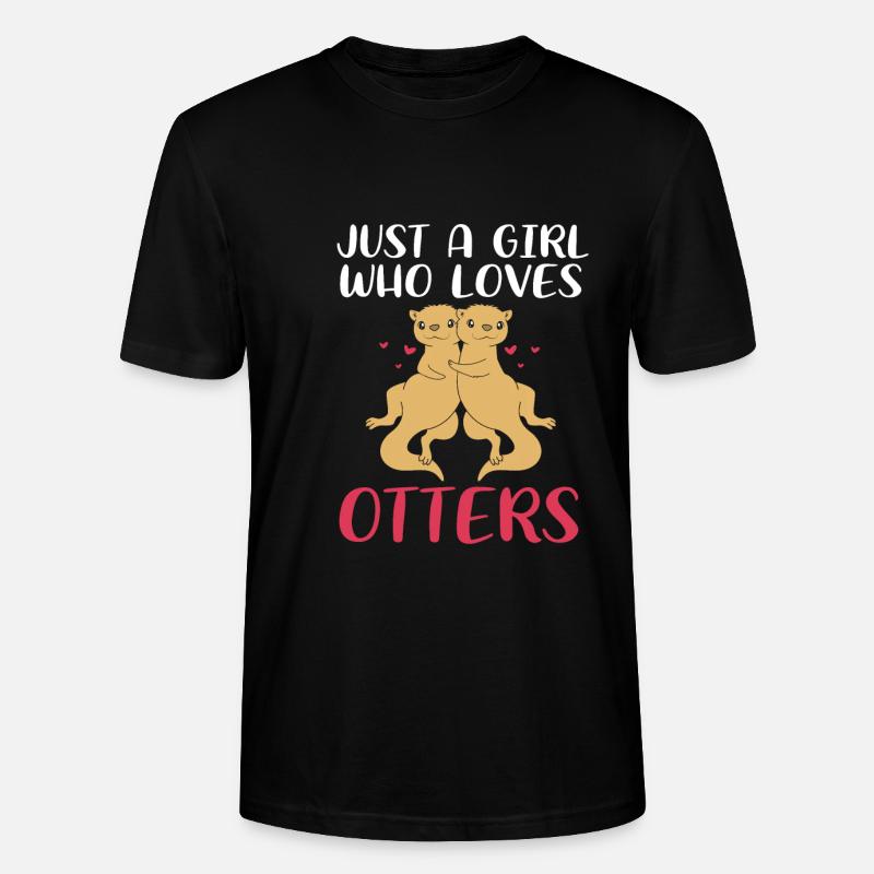 Otter - Stanley/Stella Unisex Bio-T-Shirt CRAFTER - Schwarz