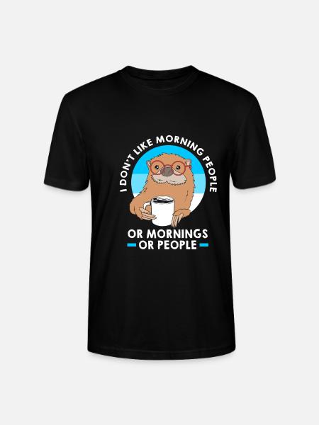 Loutre - T-shirt bio CRAFTER Stanley Stella Unisexe - noir