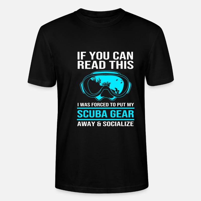 Tauchen - Stanley/Stella Unisex Bio-T-Shirt CRAFTER - Schwarz