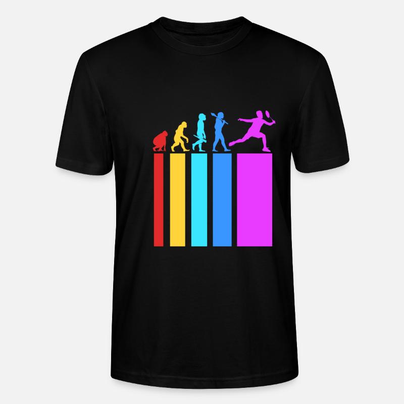 Badminton - Stanley/Stella Unisex Bio-T-Shirt CRAFTER - Schwarz