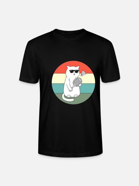 Badminton - Stanley/Stella CRAFTER Unisex Organic T-Shirt - black