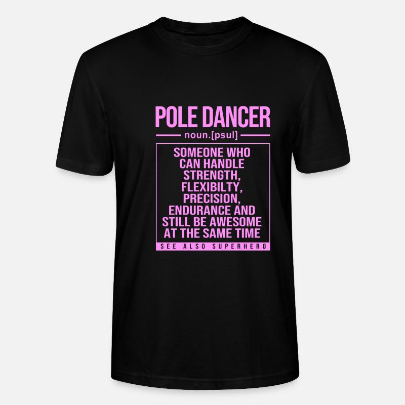 Pole Dance - T-shirt bio CRAFTER Stanley Stella Unisexe - noir